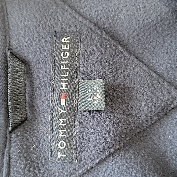 Tommy Hilfiger Size S Brown Casual Quarter Zip Pullover Sweater Sweatshirt - Picture 7 of 11